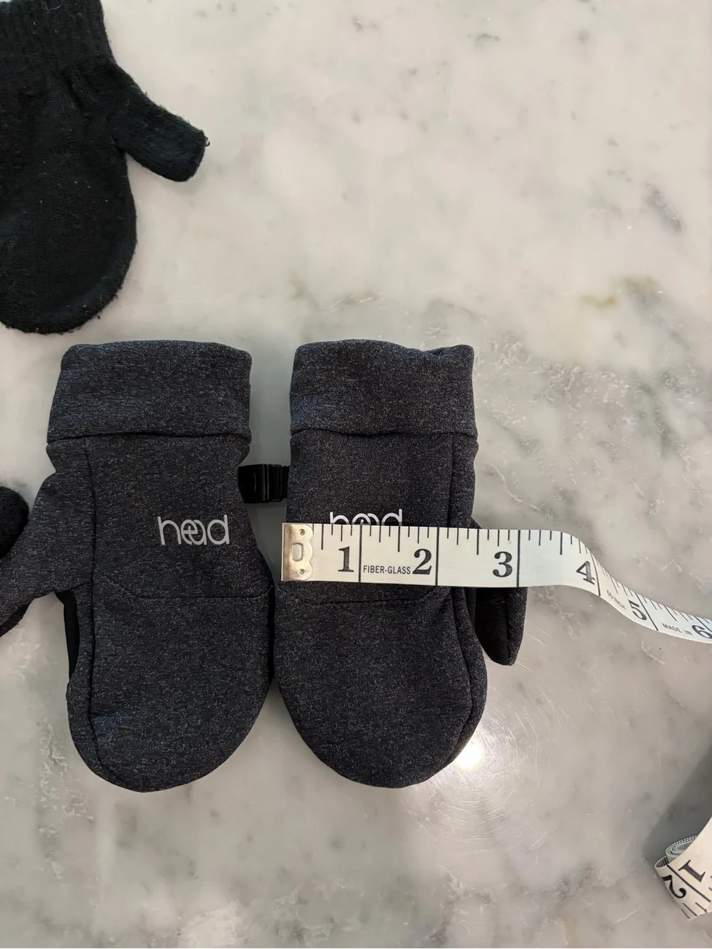 Head Kids Mittens Set - Black & Charcoal